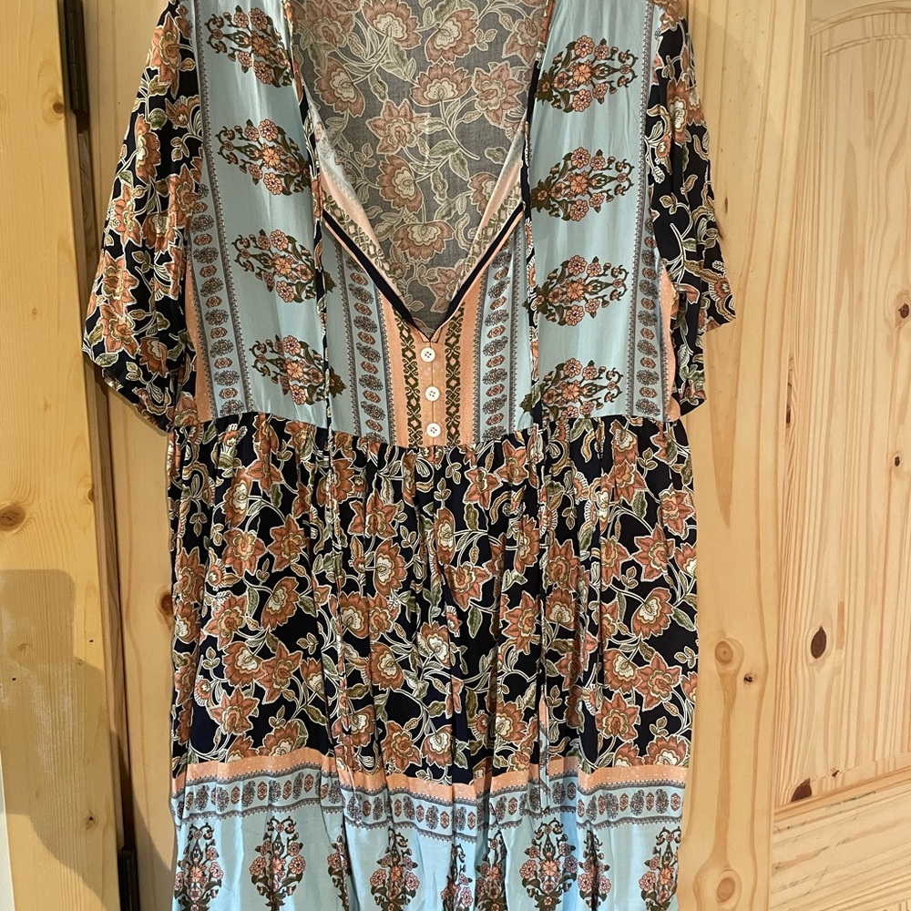 Floral V-Neck Women's Top